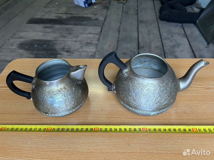 Чайники мельхиор СССР