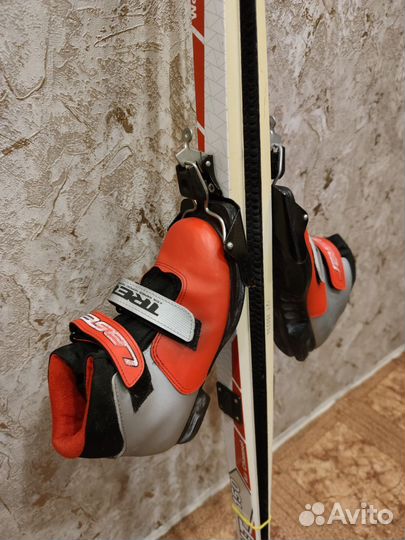 Лыжи детские 150 с ботинками 34