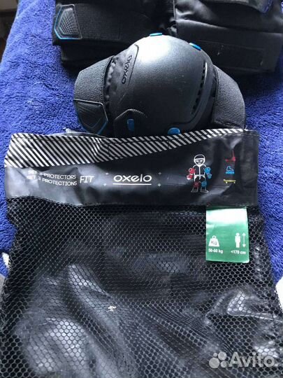 Роликовые коньки + защита