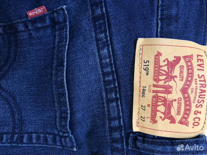 Джинсы Levi’s для девочки 164см