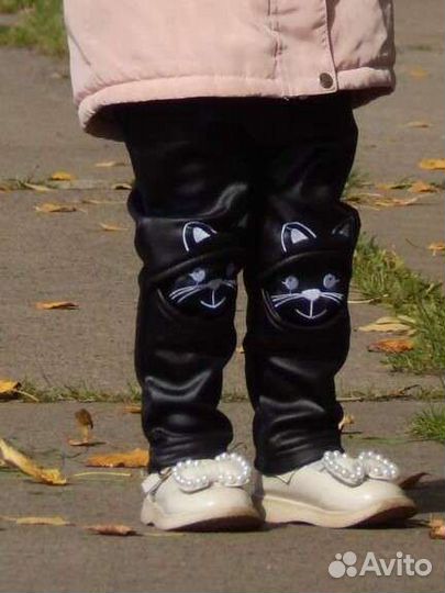 Брюки штаны утепленные для девочки р.92
