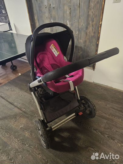 Автолюлька maxi cosi с шасси и базой isofix