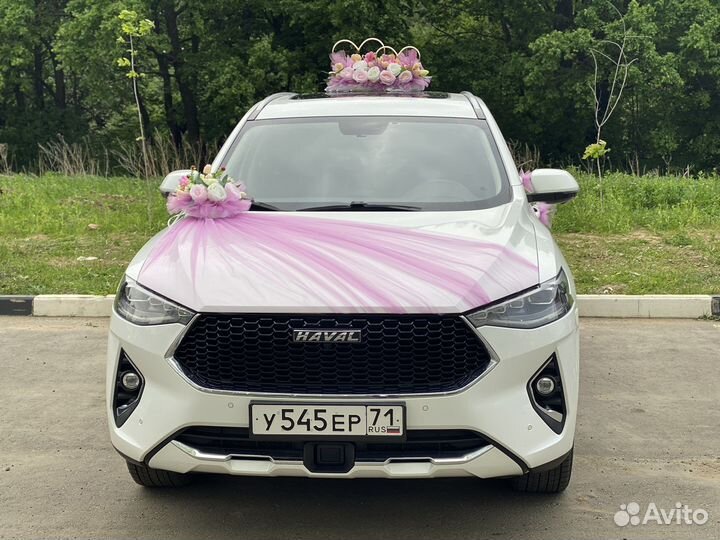 Свадебные украшения Нежная сирень на машину