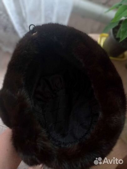 Шапка норковая женская