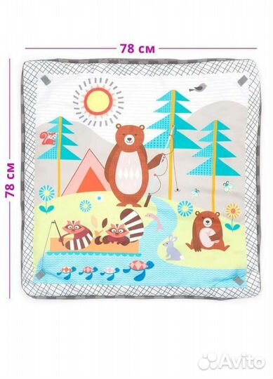 Детский игровой коврик новый