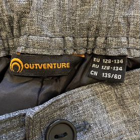 Outventure штаны утеплённые, водооталк ткань