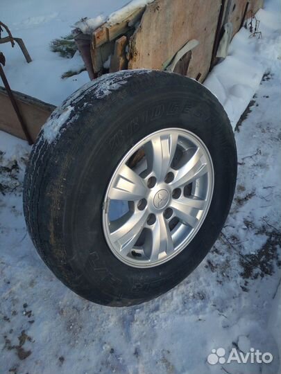 Диски mitsubishi L200 r16 оригинал с автошинами