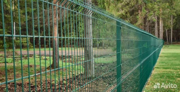 Забор из 3D сетки за 1 день быстро