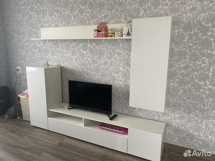 Подвесная Стенка в гостиную Соло 16 Глянец