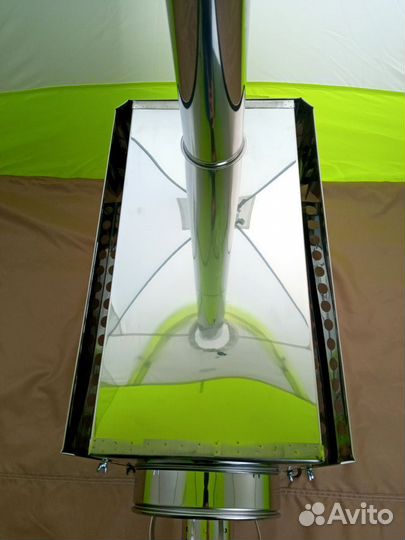 Печь для палатки Пошехонка Средняя на 30 л. c 3D э