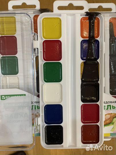 Акварельные краски Brauberg