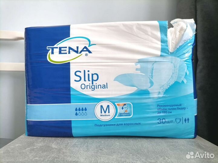 Памперсы подгузники Tena slip original M