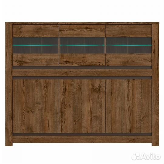 Тумба с подсветкой Kada KOM3W3D дуб april