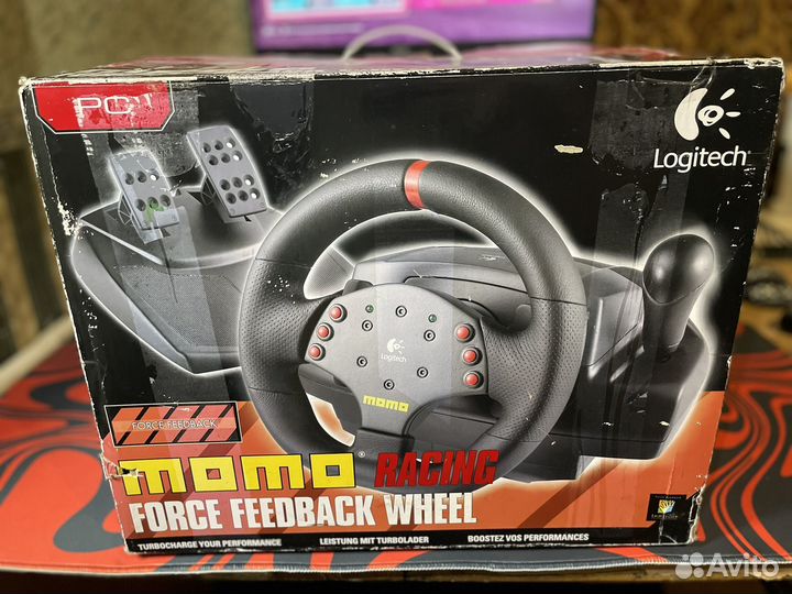 Игровой руль logitech momo racing 900 градусов
