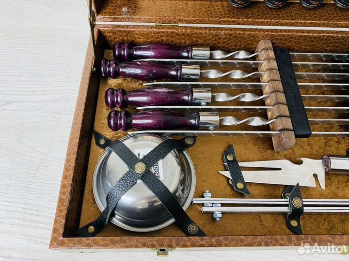 Шн0040/br Шашлычный набор 