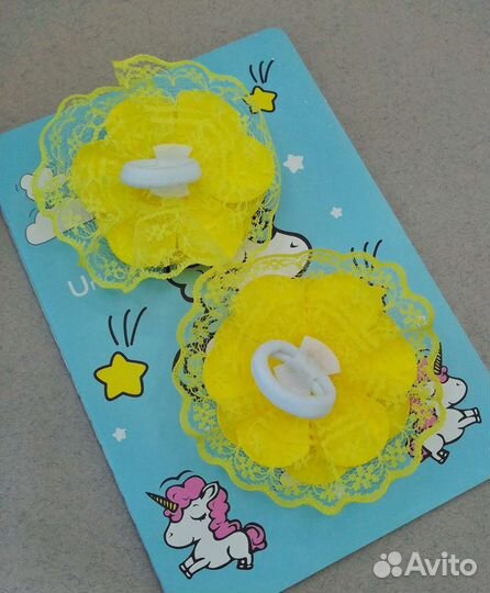 Резинки для волос детские ручной работы Новые