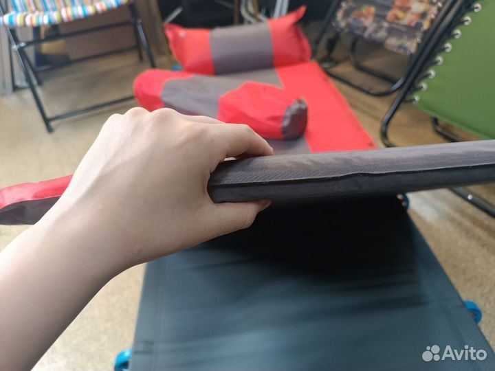 Самонадувающийся коврик с подушкой 3см