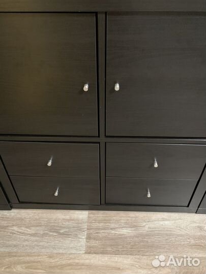 Стеллаж IKEA каллакс 2*2 со вставками