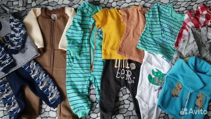 Детские вещи пакетом на мальчика 74 80