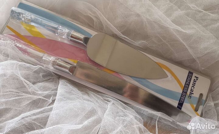 Набор для торта лопатка и нож