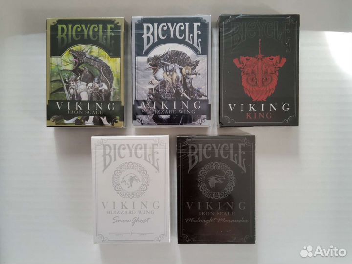 Колоды, коллекционные сеты Scarab и Viking