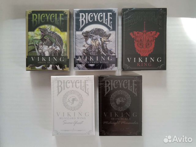 Колоды, коллекционные сеты Scarab и Viking