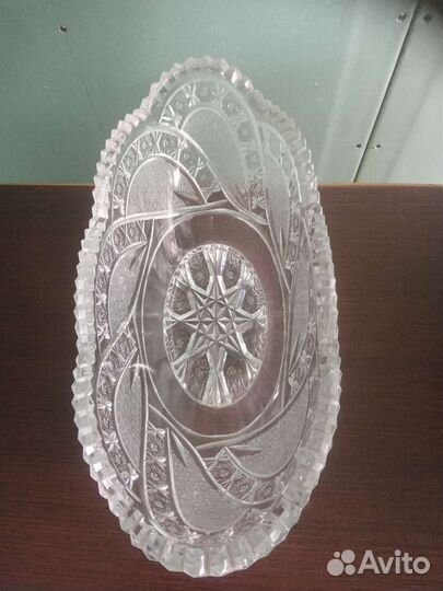 Салатник хрустальный большой