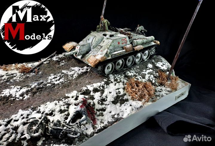 Диорама/Макет 1/35 Модель танка су 122