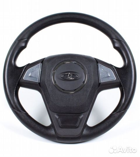 Руль барс 2108,2109,2114 глянец,карбоновый