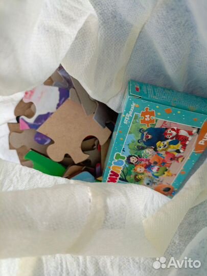 Игрушки для мальчика пакет+много пазлов