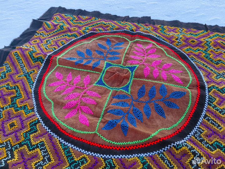 Ковёр Шипибо шаманский Перу церемониальный ковер