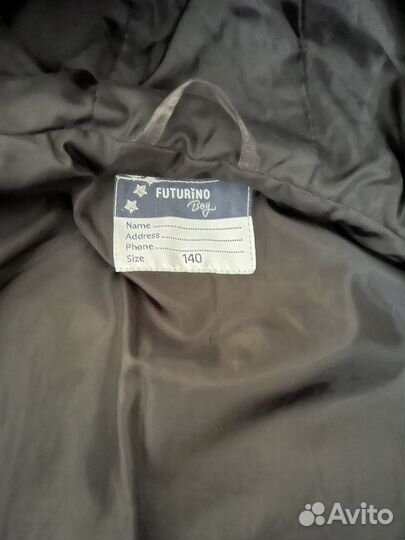 Куртка весенняя для мальчика 140