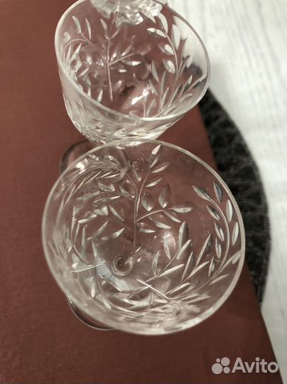 Хрустальные рюмки на ножке СССР