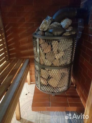 Русская баня на дровах с купелью и мангалом