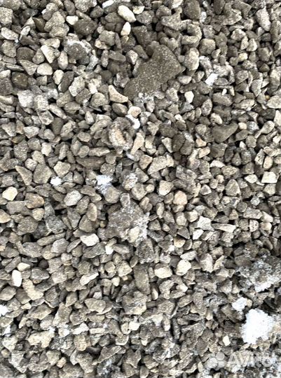 Щебень, Песок