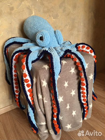 Вязаный Осьминог на заказ