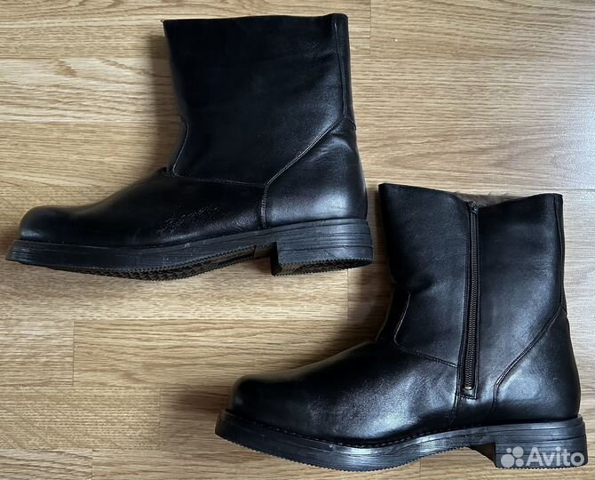 Мужские зимние ботинки в хорошем состоянии