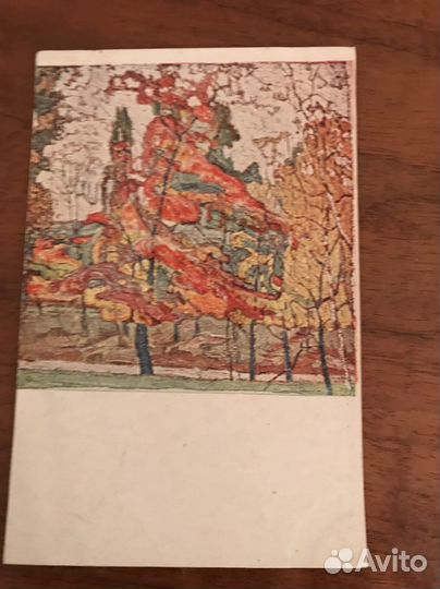 Набор из трех антикварных открыток. А. Маневич