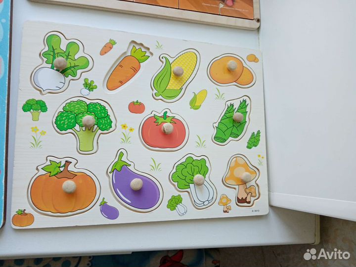 Пазлы и вкладыши детские развивающие