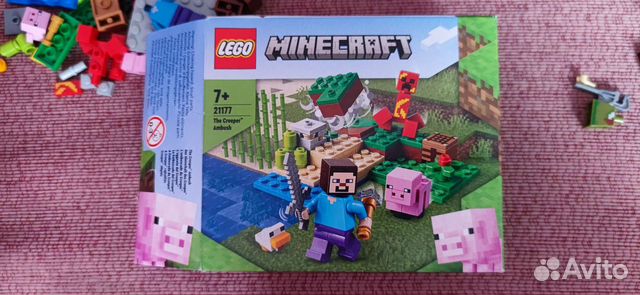 Lego Майнкрафт засада крипера 21177