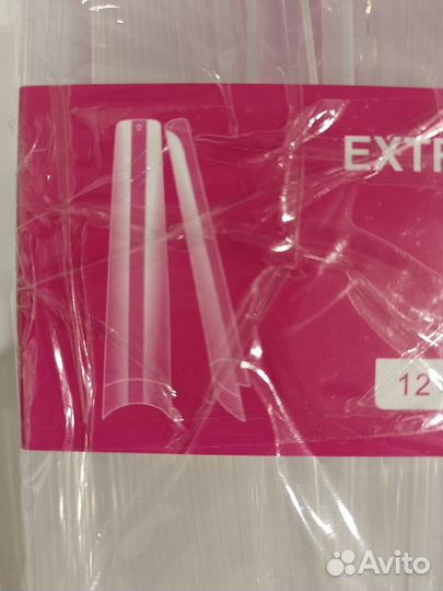 Гелевые типсы для наращивания ногтей Extra long су