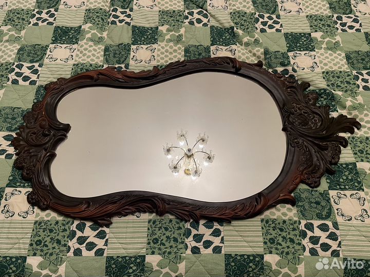 Зеркало винтажное вертикальное на стену