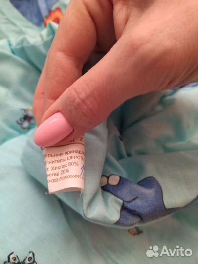 Одеяло детское шерстяное