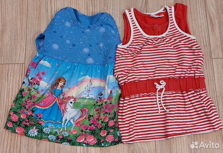 Пакет вещей на девочку 80 размер