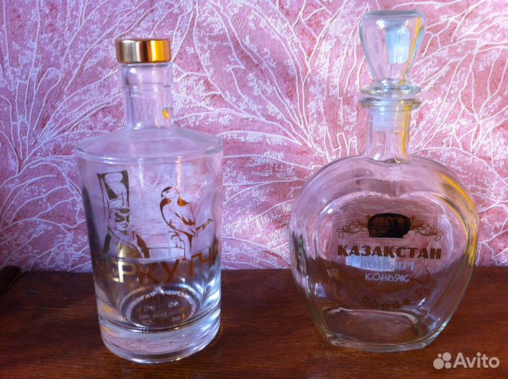 Бутылки для декора и подарочные упаковки