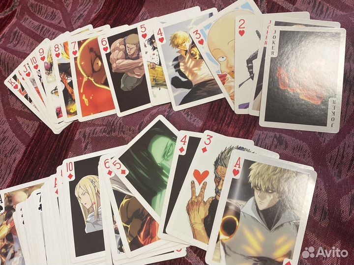 Игральные карты One punch man