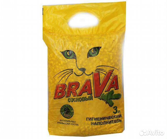 Наполнитель Брава 3л(сосновый)