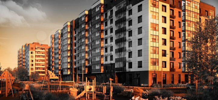 2-к. квартира, 55,1 м², 1/16 эт.