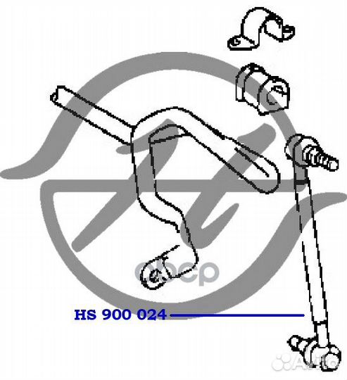 Тяга стабилизатора передней подвески hyundai