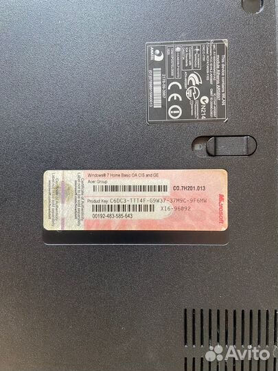Ноутбук Acer aspire 5742